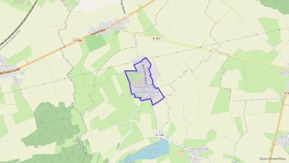 Maison 108 m² six pièces à vendre à Mandres-aux-Quatre-Tours