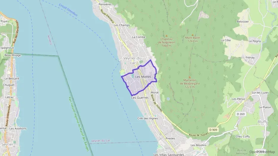 Maison 97 m² cinq pièces à vendre à Veyrier-du-Lac