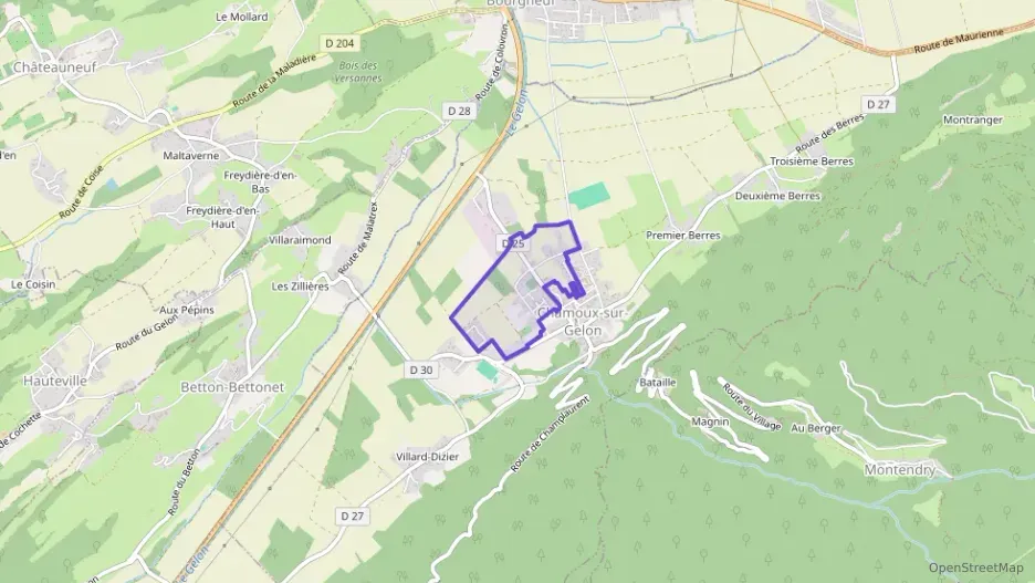 Maison 99 m² cinq pièces à vendre à Chamoux-sur-Gelon
