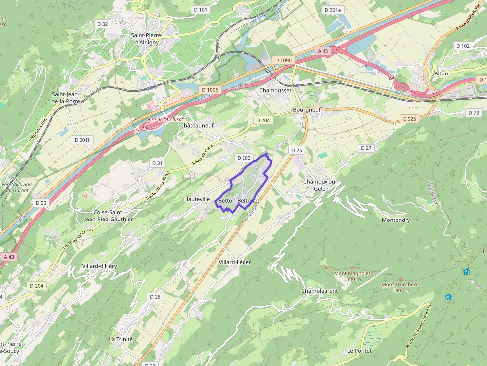 Maison 48 m² trois pièces à vendre à Betton-Bettonet
