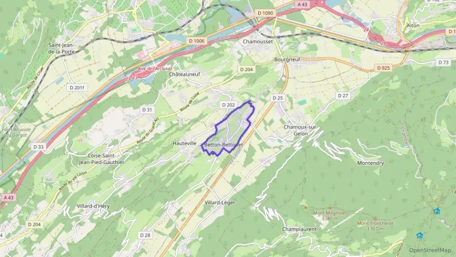 Maison 48 m² trois pièces à vendre à Betton-Bettonet