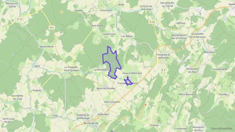 Maison 95 m² quatre pièces à vendre à Frasne-le-Château