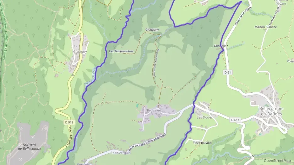 Maison 96 m² quatre pièces à vendre à Bellecombe-en-Bauges