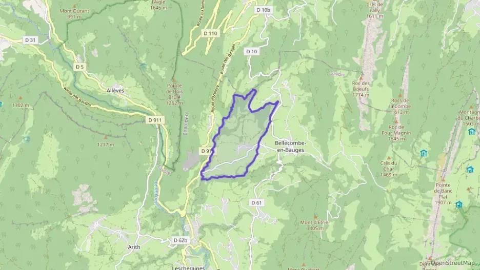 Maison 96 m² quatre pièces à vendre à Bellecombe-en-Bauges