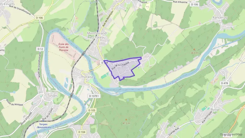 Maison 102 m² quatre pièces à vendre à Montferrand-le-Château