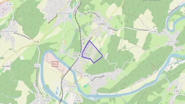 Maison 82 m² trois pièces à vendre à Montferrand-le-Château