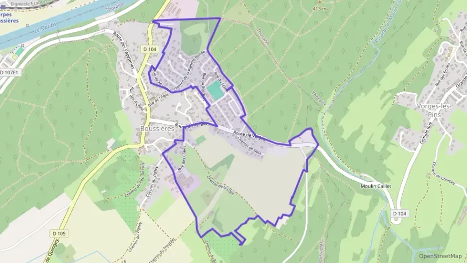 Maison 130 m² six pièces à vendre à Boussières