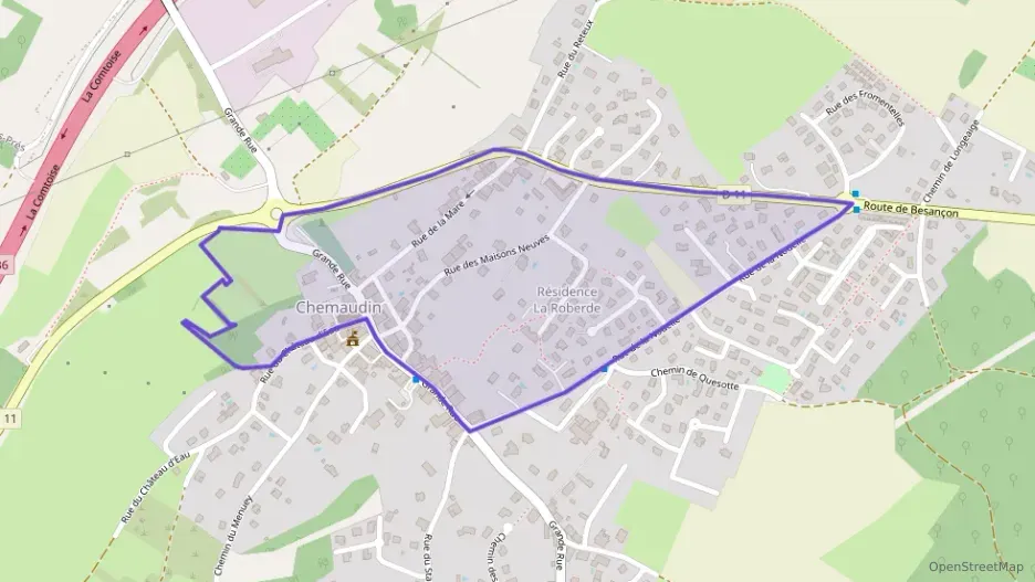 Maison 98 m² quatre pièces à vendre à Chemaudin et Vaux