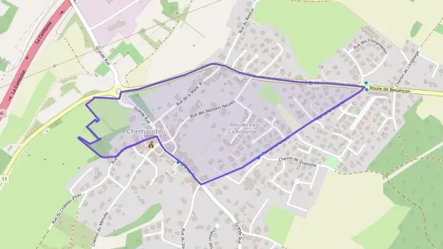 Maison 98 m² quatre pièces à vendre à Chemaudin et Vaux