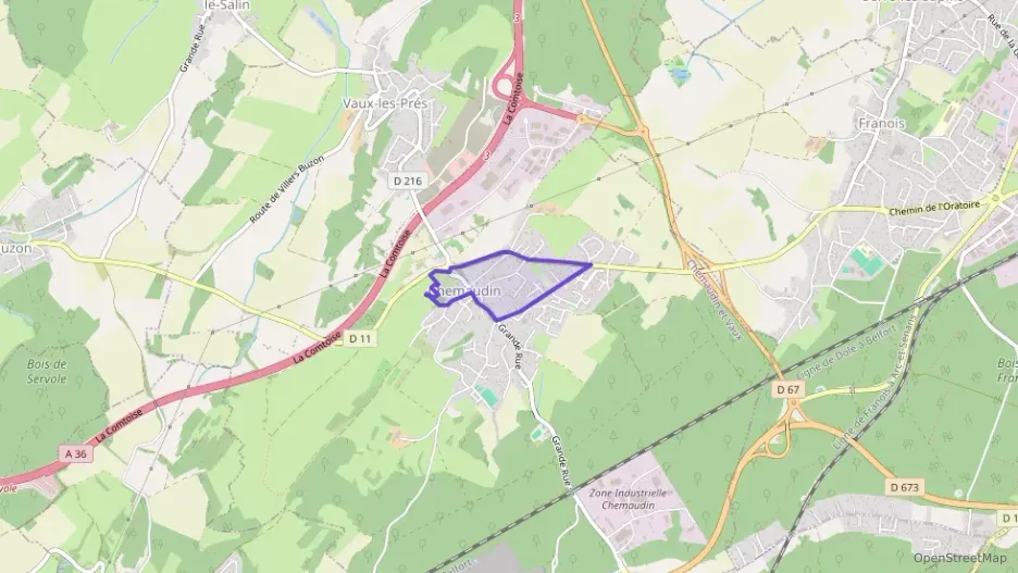 Maison 98 m² quatre pièces à vendre à Chemaudin et Vaux