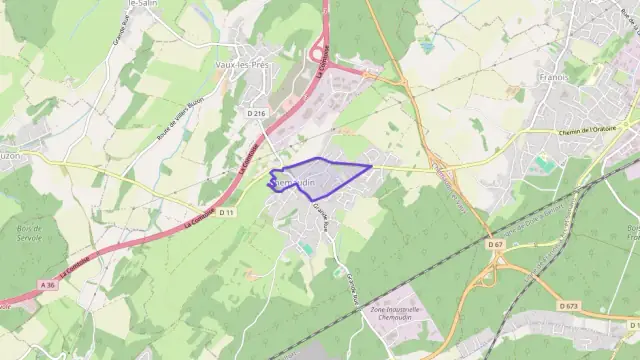 Maison 98 m² quatre pièces à vendre à Chemaudin et Vaux