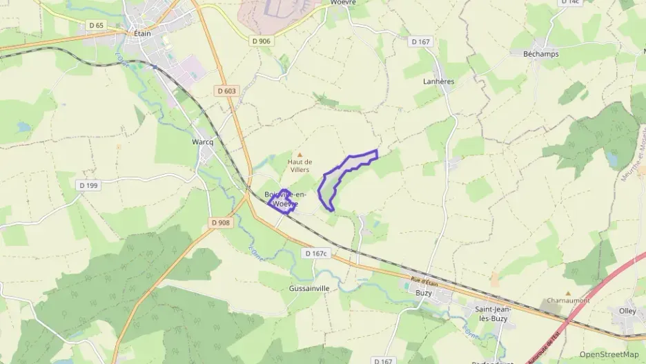 Maison 104 m² quatre pièces à vendre à Boinville-en-Woëvre Maison 104 m² quatre pièces à vendre à Boinville-en-Woëvre