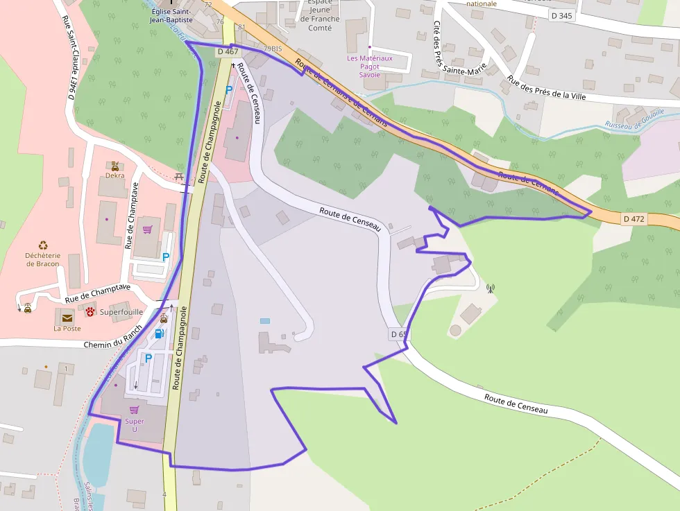 Maison 61 m² quatre pièces à vendre à Salins-les-Bains