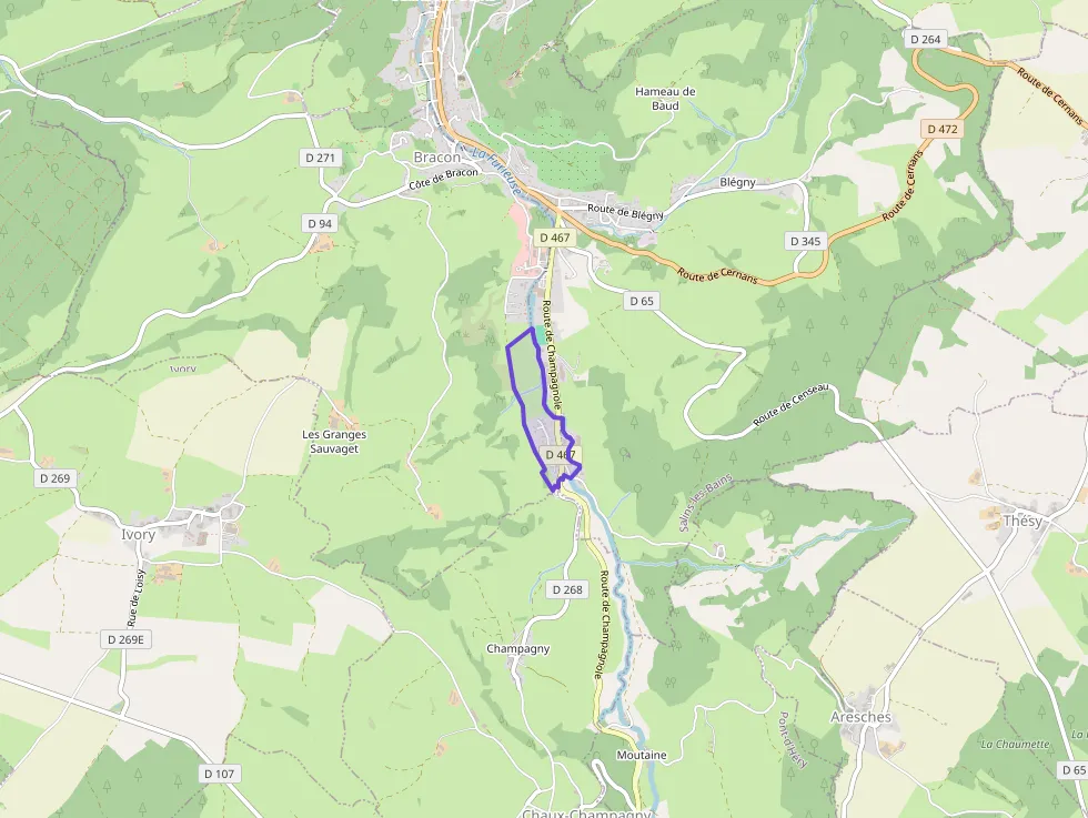 Maison 84 m² quatre pièces à vendre à Bracon