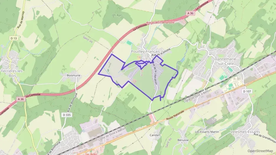 Maison 80 m² trois pièces à vendre à Pouilley-Français