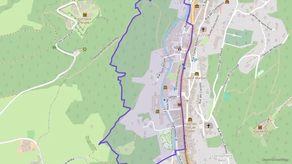 Maison 86 m² cinq pièces à vendre à Salins-les-Bains