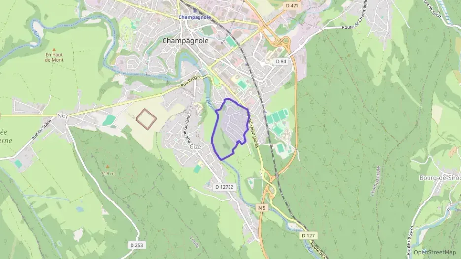 Maison 85 m² cinq pièces à vendre à Champagnole