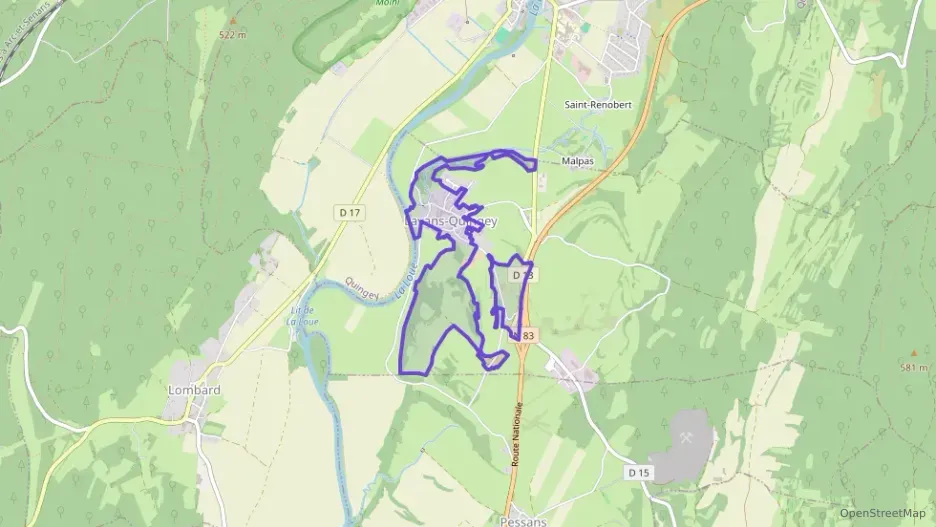 Maison 126 m² cinq pièces à vendre à Lavans-Quingey