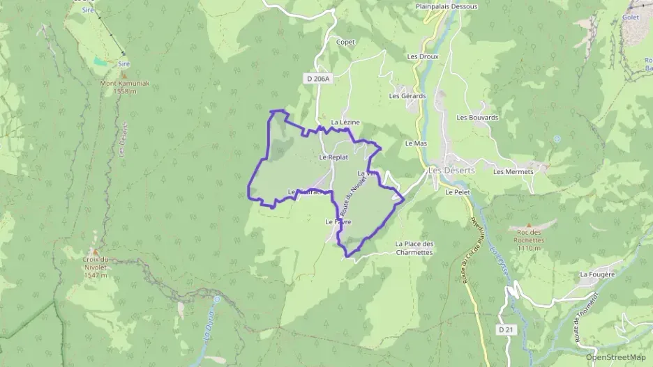 Maison 56 m² quatre pièces à vendre à Les Déserts Maison 56 m² quatre pièces à vendre à Les Déserts