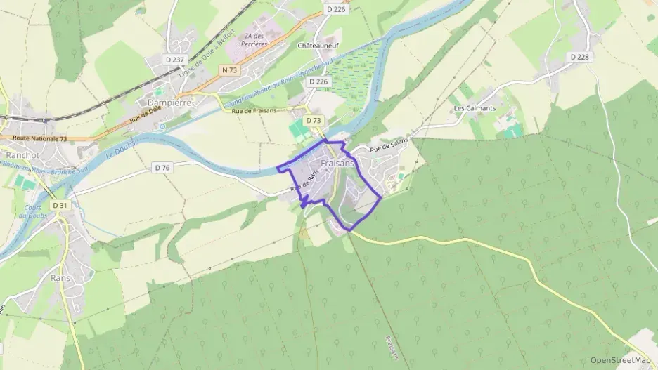 Maison 60 m² trois pièces à vendre à Fraisans Maison 60 m² trois pièces à vendre à Fraisans