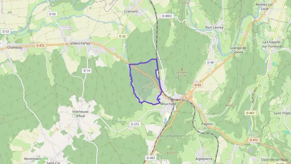 Maison 101 m² quatre pièces à vendre à Mouchard Maison 101 m² quatre pièces à vendre à Mouchard