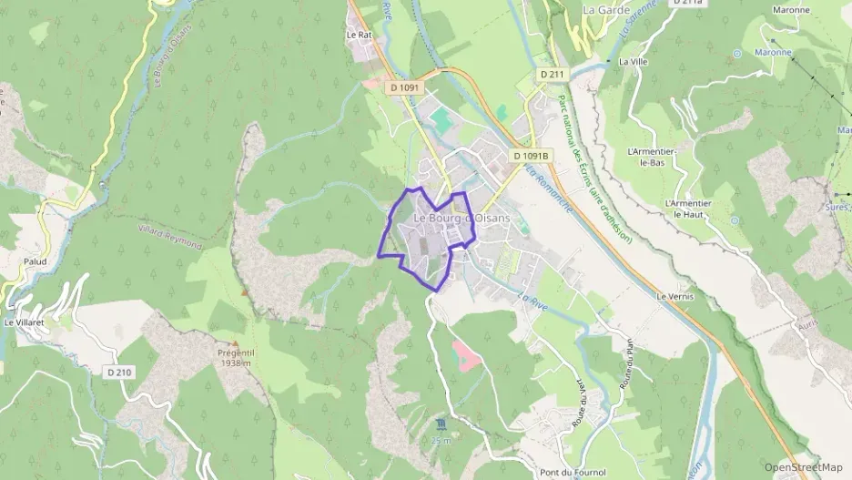 Maison 57 m² quatre pièces à vendre à Le Bourg-d`Oisans