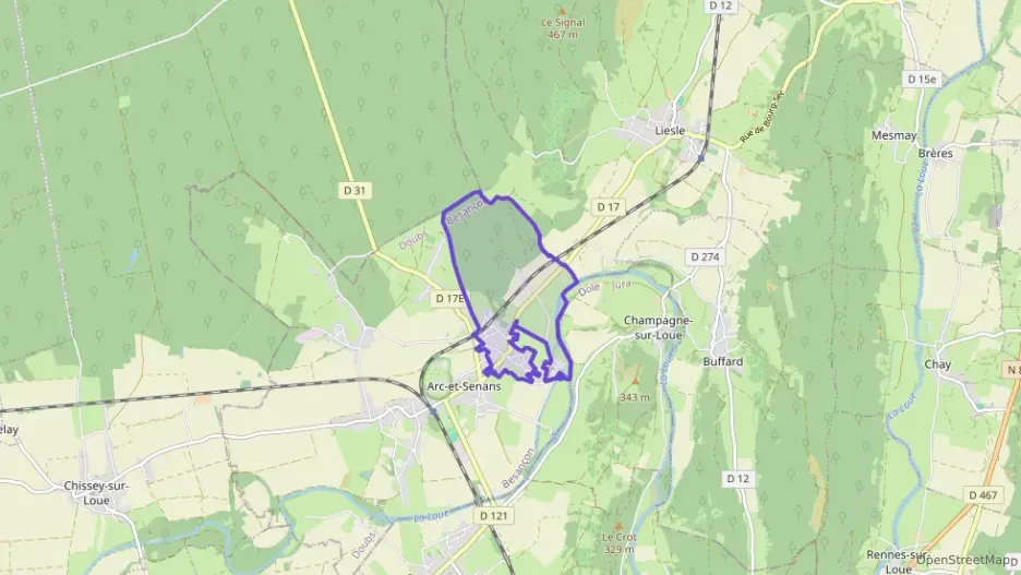 Maison 100 m² quatre pièces à vendre à Arc-et-Senans