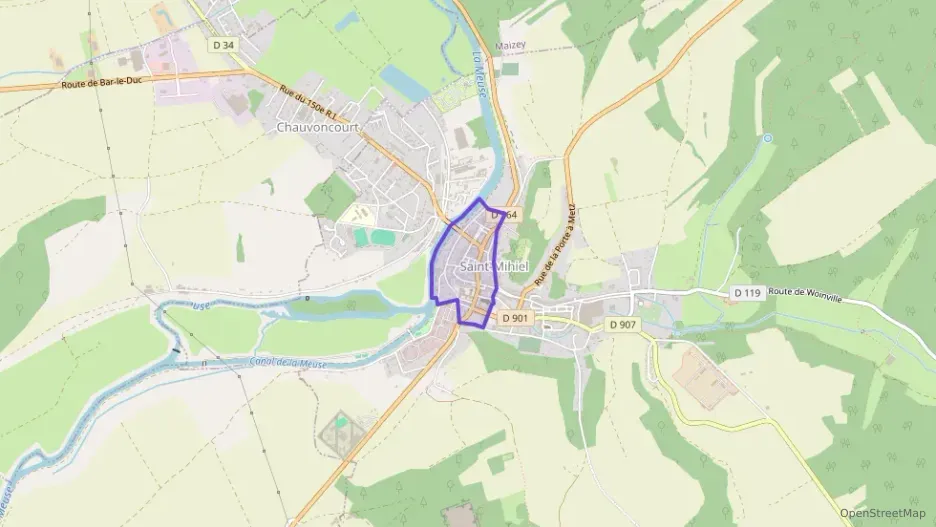 Maison 97 m² quatre pièces à vendre à Saint-Mihiel