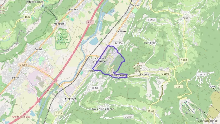 Maison 101 m² cinq pièces à vendre à Le Champ-près-Froges Maison 101 m² cinq pièces à vendre à Le Champ-près-Froges