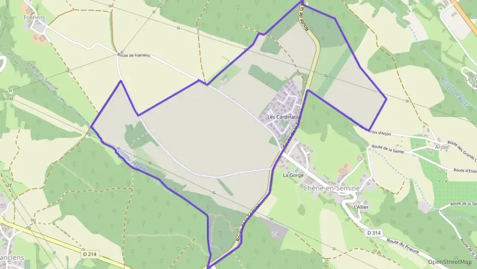 Maison 90 m² quatre pièces à vendre à Chêne-en-Semine