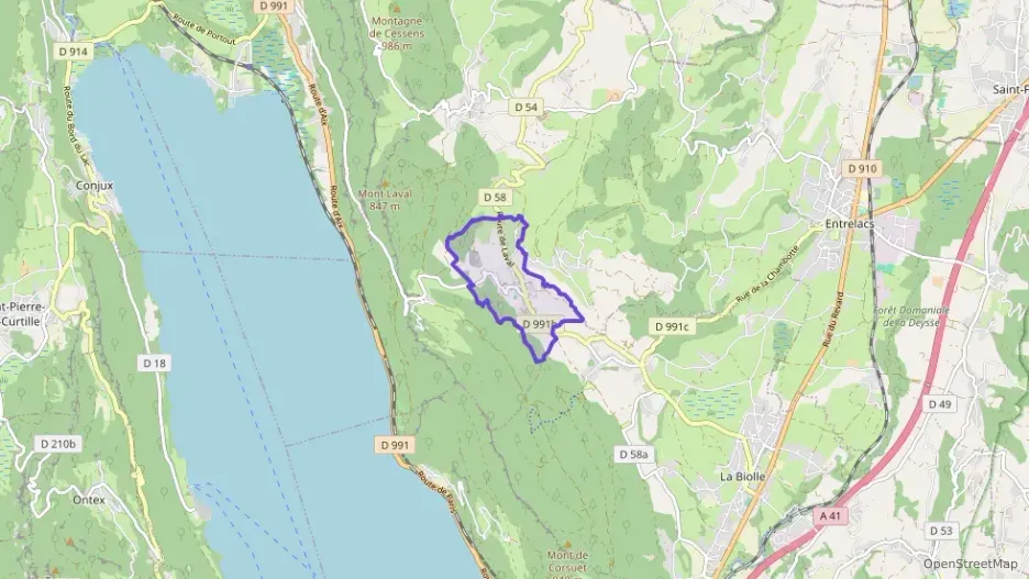 Maison 100 m² quatre pièces à vendre à Entrelacs Maison 100 m² quatre pièces à vendre à Entrelacs