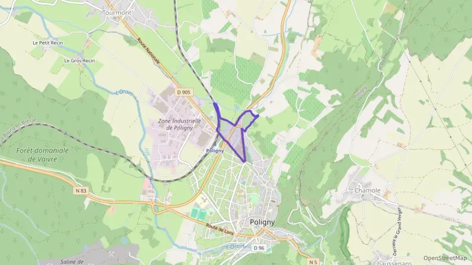 Maison 82 m² quatre pièces à vendre à Poligny Maison 82 m² quatre pièces à vendre à Poligny