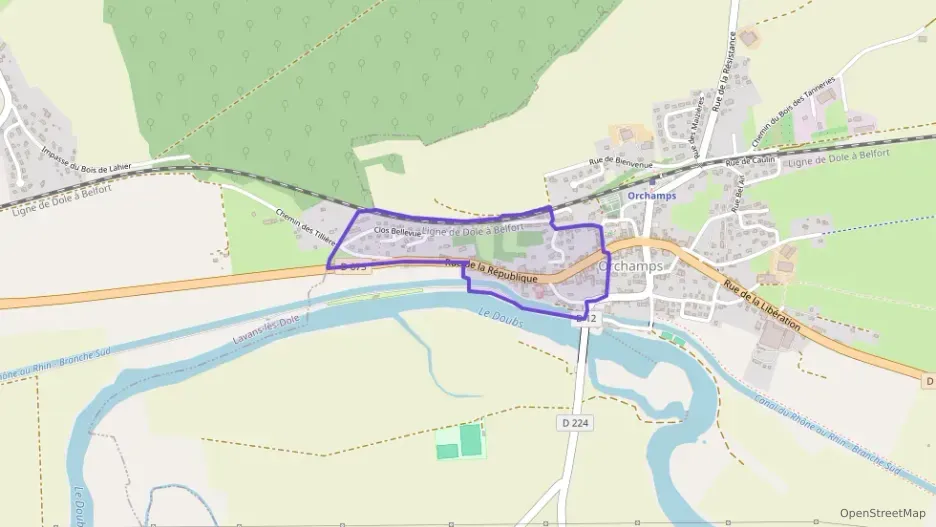 Maison 108 m² quatre pièces à vendre à Orchamps