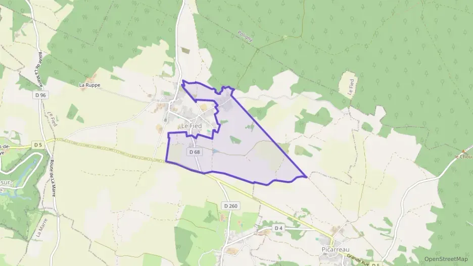 Maison 119 m² six pièces à vendre à Le Fied Maison 119 m² six pièces à vendre à Le Fied