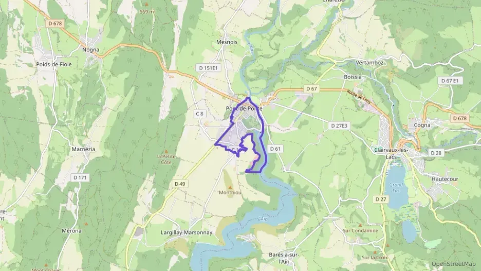 Maison 40 m² deux pieces à vendre à Pont-de-Poitte