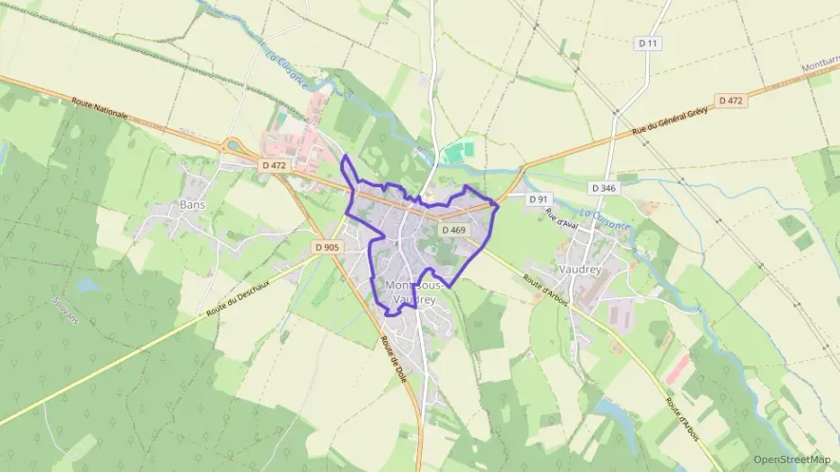 Maison 93 m² quatre pièces à vendre à Mont-sous-Vaudrey