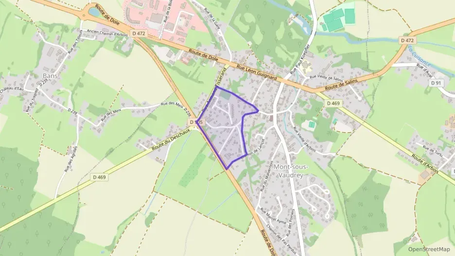 Maison 84 m² quatre pièces à vendre à Mont-sous-Vaudrey
