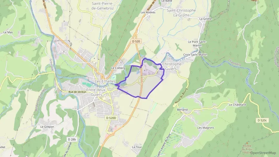 Maison 80 m² quatre pièces à vendre à Saint-Christophe-sur-Guiers