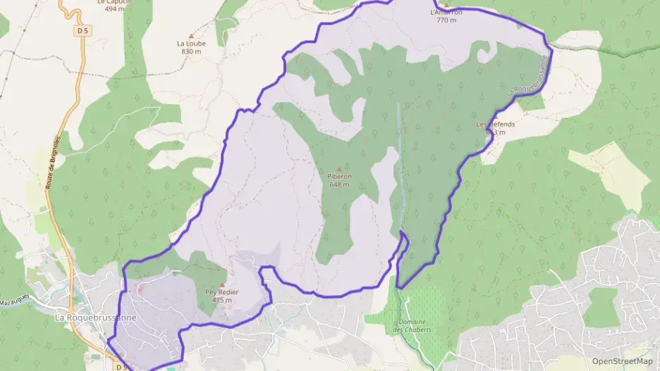 Maison 87 m² quatre pièces à vendre à La Roquebrussanne