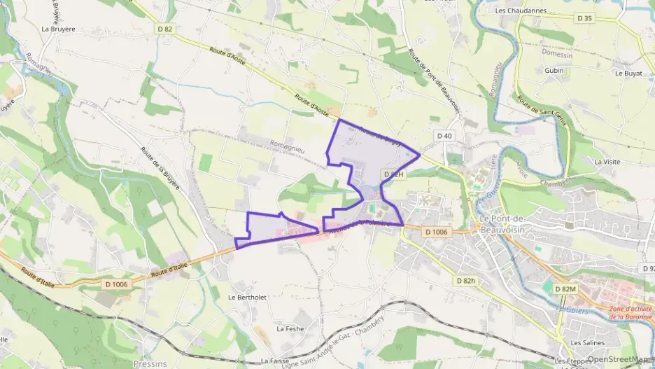 Maison 90 m² quatre pièces à vendre à Le Pont-de-Beauvoisin