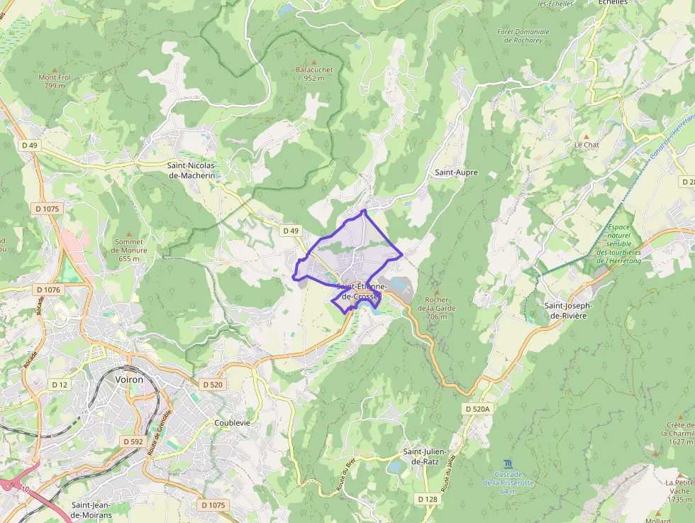 Maison 127 m² quatre pièces à vendre à Saint-Étienne-de-Crossey