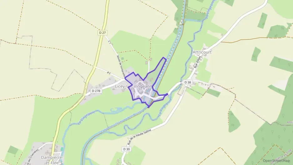 Maison 100 m² cinq pièces à vendre à Licey-sur-Vingeanne