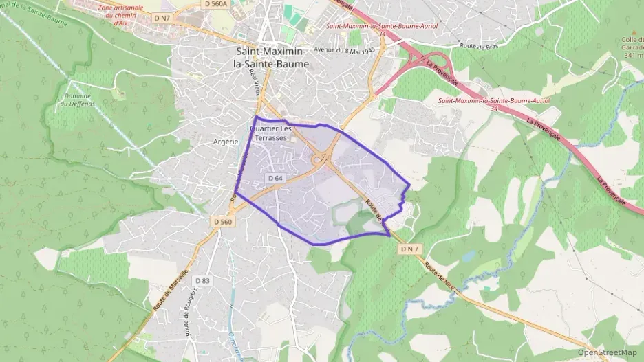 Maison 98 m² quatre pièces à vendre à Saint-Maximin-la-Sainte-Baume