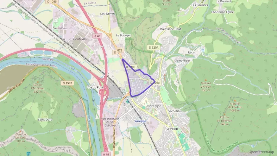 Maison 74 m² quatre pièces à vendre à Voreppe