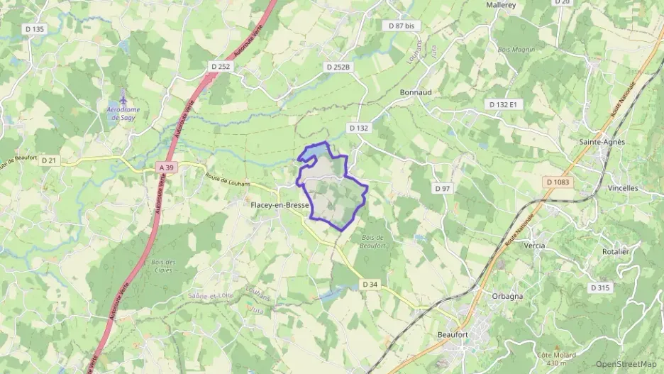 Maison 83 m² quatre pièces à vendre à Flacey-en-Bresse