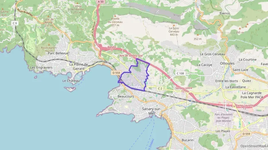 Maison 128 m² quatre pièces à vendre à Sanary-sur-Mer