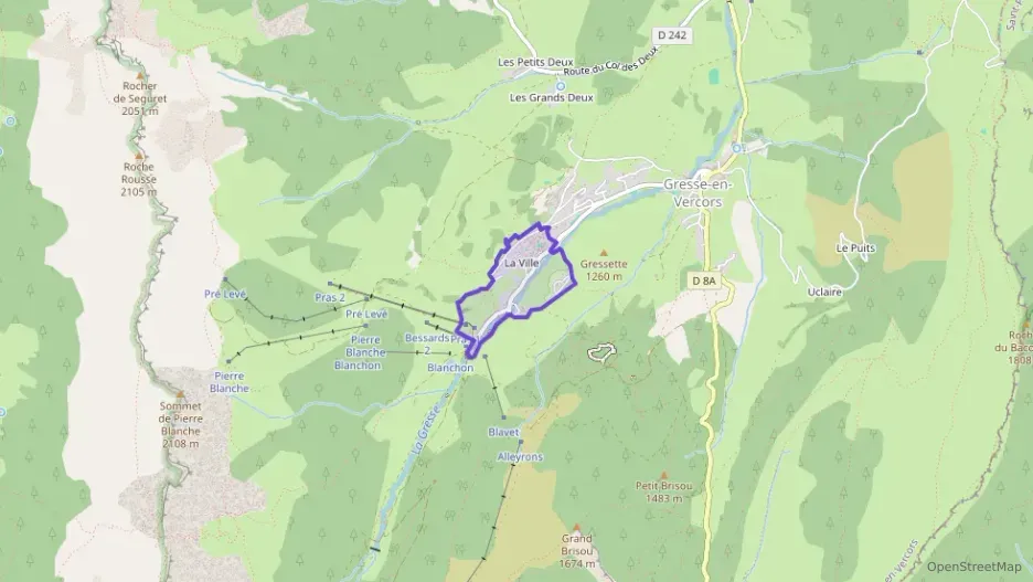 Maison 131 m² sept pièces à vendre à Gresse-en-Vercors