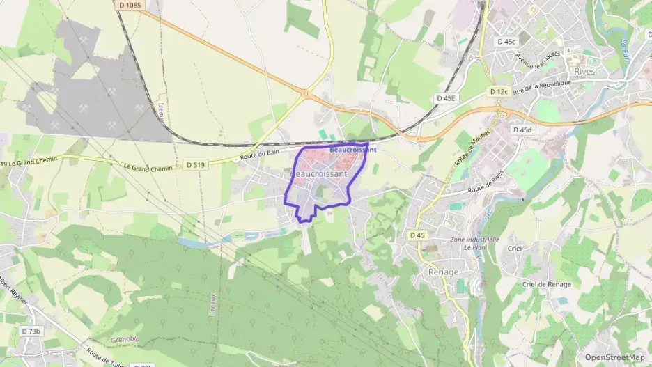 Maison 98 m² quatre pièces à vendre à Beaucroissant Maison 98 m² quatre pièces à vendre à Beaucroissant