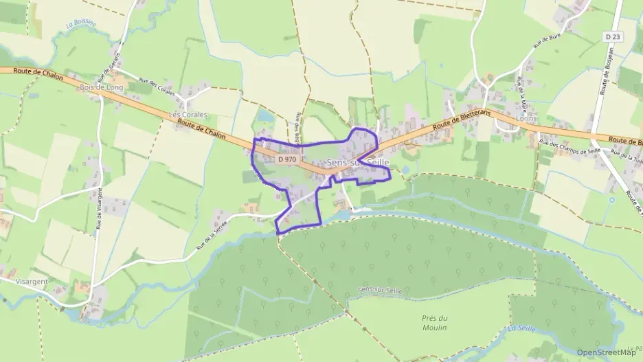 Maison 92 m² quatre pièces à vendre à Sens-sur-Seille