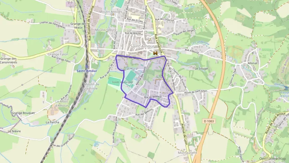 Maison 87 m² quatre pièces à vendre à Saint-Amour